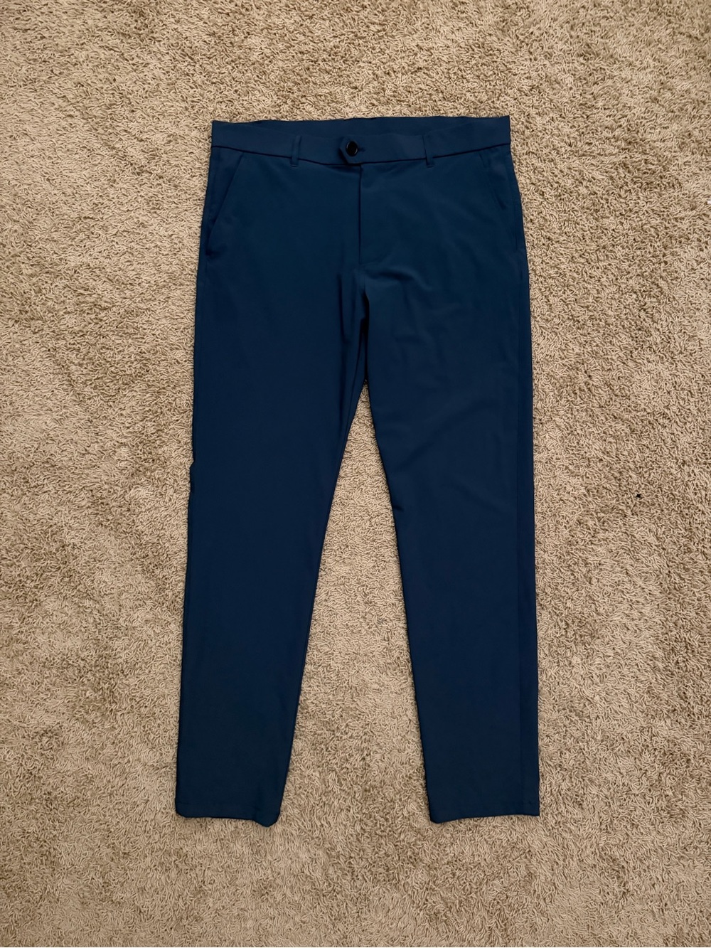 Greyson Montauk Chino Performance Pants Mens 34x32 Blue Stretch Golf Trouser EUC